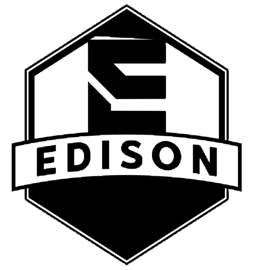 Row of Red Semi Trucks parked